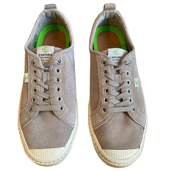 CARIUMA OCA Mens Low-Top Mystic Gray Canvas Sneakers - Picture 1 of 6